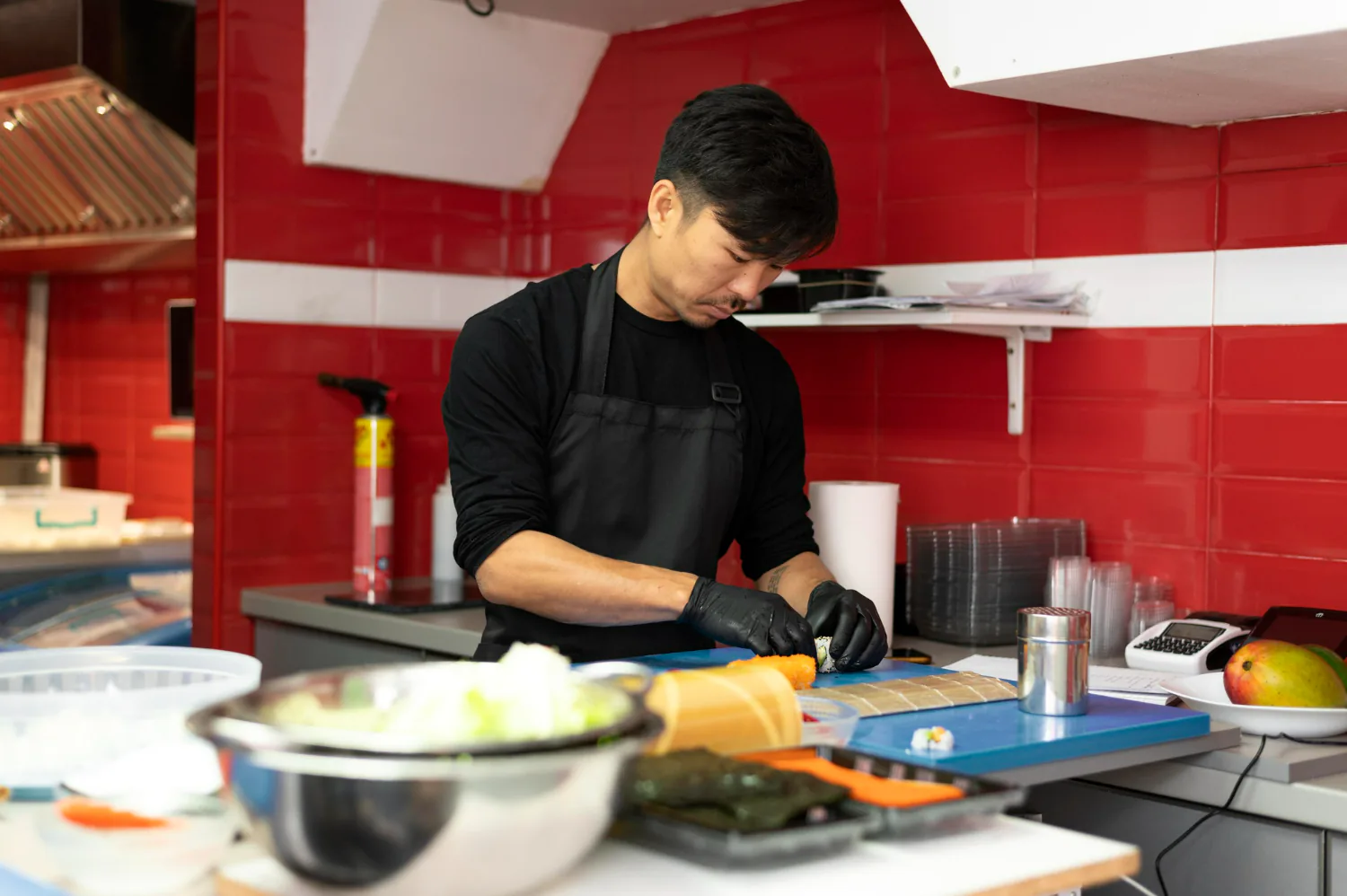 Ensure your kitchen is able to fit a commercial dishwasher.