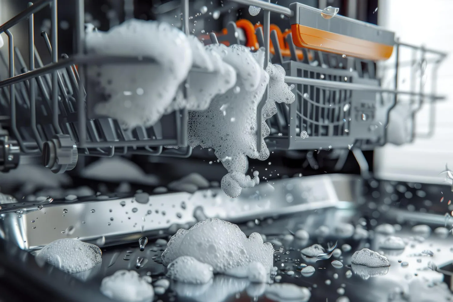 Leaking in commercial dishwasher should be checked promptly.