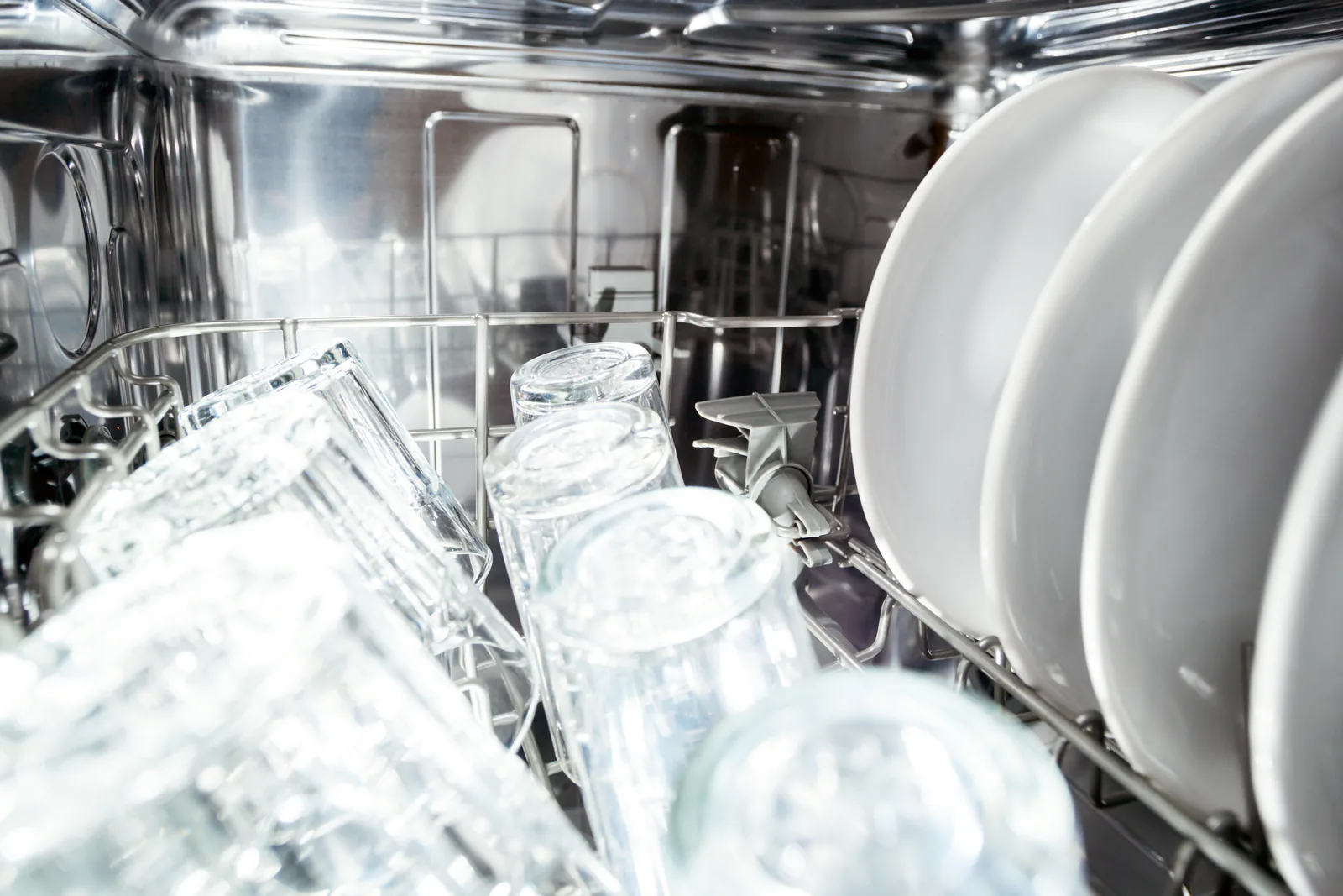 The wash cycle is taking longer to clean the dishes.
