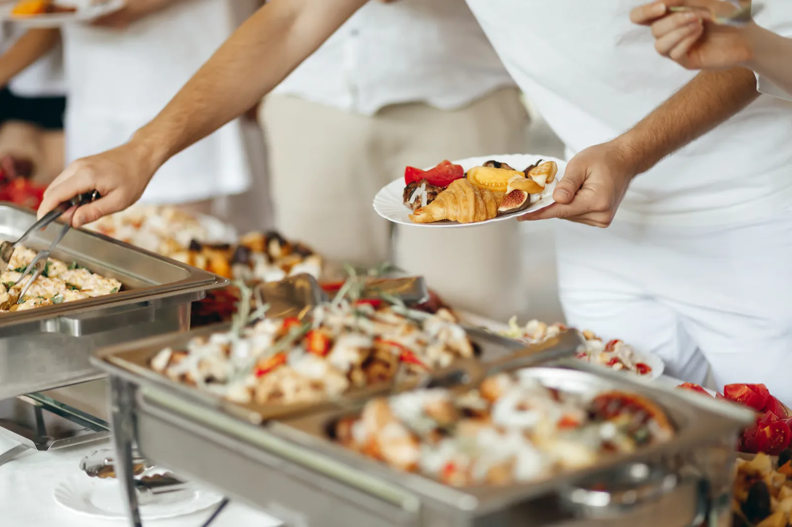 Commercial dishwashers are built to handle the pace and pressure of catering at large-scale events.